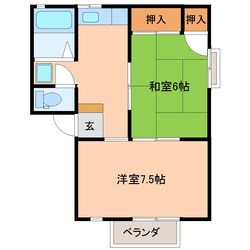 カルムメゾンの物件間取画像